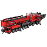 7778Pcs V3 1:20 2.4G 12-Motor 9-Bridge MOC Mobile LTM1750-9.1 All-road RC Crane Model